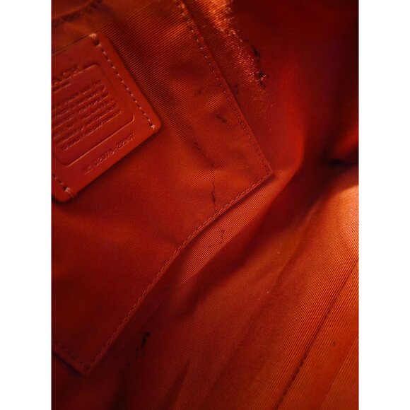 Coach Mini City Zip Tote Crossgrain Leather Red Shoulder Bag- - Picture 14 of 16